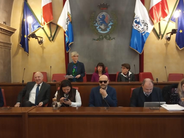 Direzione nazionale UICI e consiglio sezionale riuniti nella sala consiglio del Comune di Brescia